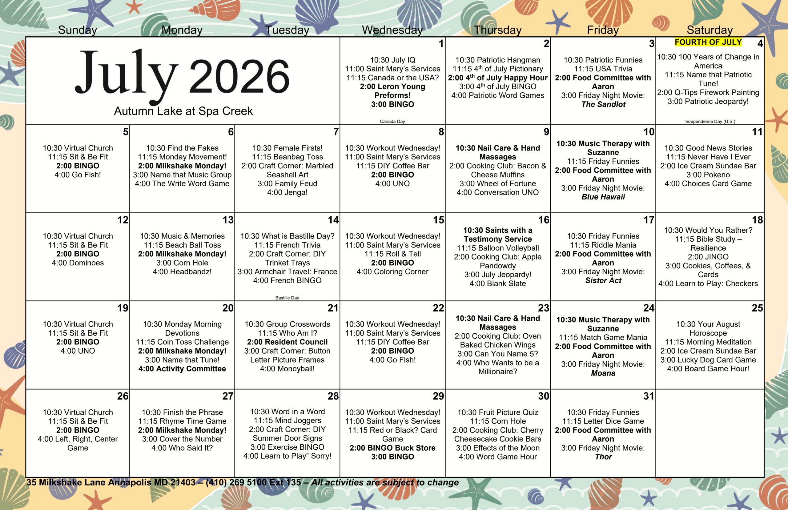 calendar